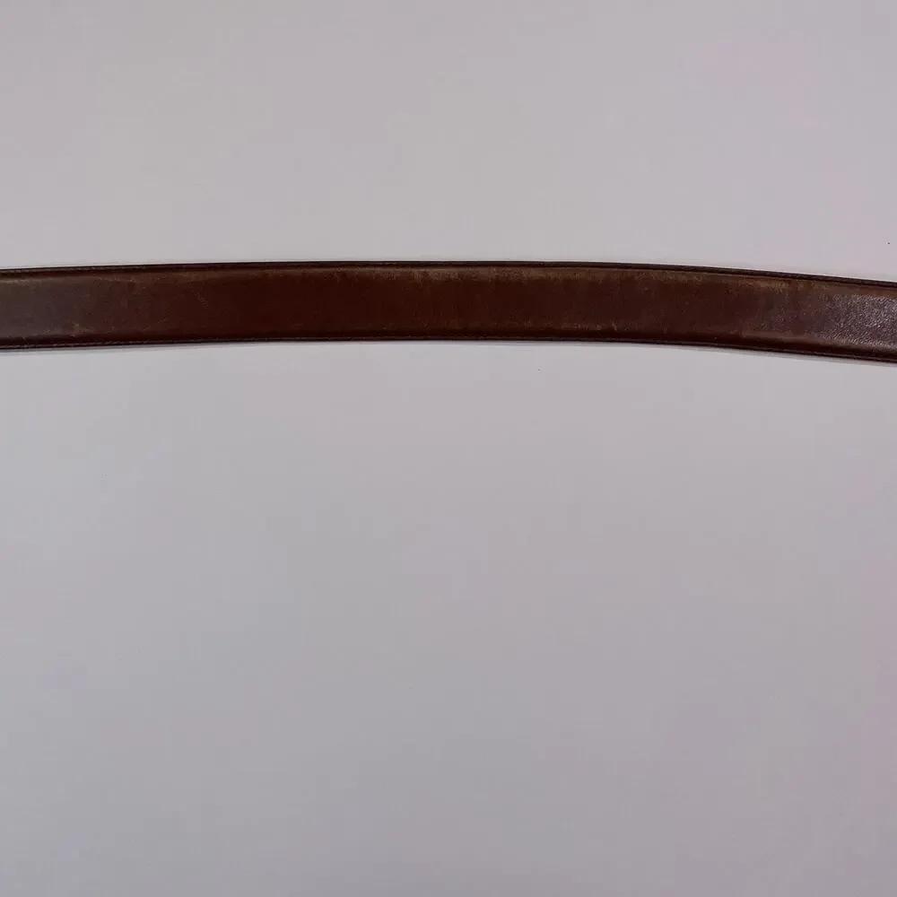 Brooks Brothers Genuine Leather Belt Men’s 42 Brown Made In Italy 1.25”